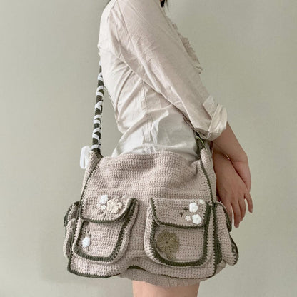 inflorescence messenger bag crochet pattern